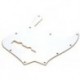 PartsPlanet - JB WBW - Battipenna basso tipo Jazz Bass - Bianco