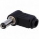 Spina DC Jack angolare 2.1mm a clip lunga per wha