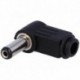 Spina DC Jack angolare 2.1mm a clip